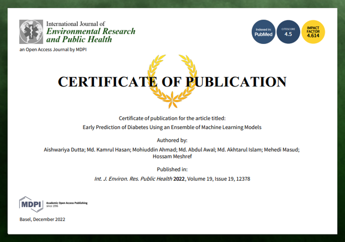 FACULTYโS ARTICLE IN Q1 JOURNAL